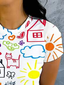 Women T-Shirts - White - View 4
