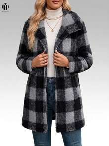 Women Coats - Grey - View 4