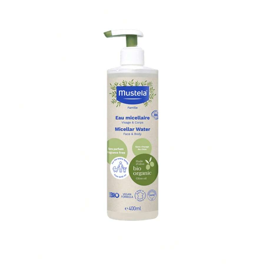 Mustela BIO Organic Micellar Water Fragrance-Free 400ml - Citrus - View 1