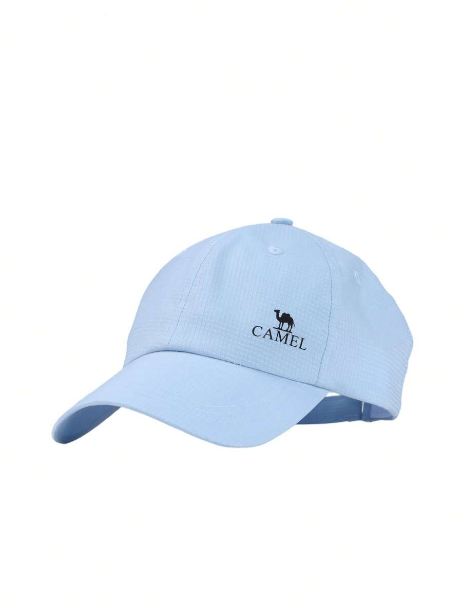 CAMEL CROWN 戶外休閒棒球帽 夏季防曬棒球帽 寬帽簷遮陽帽 戶外防曬帽 - 天藍色 - 查看 1