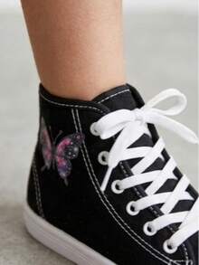 Kids Tennis Shoes - Black - View 4