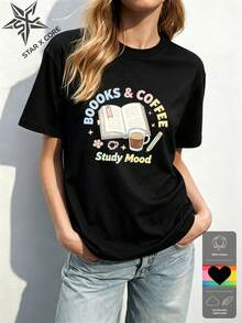 Women T-Shirts - 黑色 - 查看 3