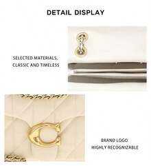 Coach Tabby Series Logo Women's Shoulder Crossbody Bag CP150B4HA - White CP150B4HA - View 10