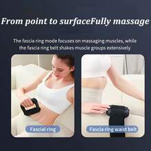 [2026 New Fat Burning Massager Ring] Portable Neck And Back Massager, Fascia Ring Massager-Burns Fat And Relaxes Muscles With Multiple Functions. Includes Adjustable Back Support Strap Suitable For Waist, Legs And Full Body Use.Back-To-School Gift! - Black - View 8