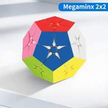 sengso Megaminx 2x2 3x3 4x4 5x5 6x6 Speed Cube, Puzzle Cube Dodecahedron Tanpa Stiker, Teka-Teki Otak Tingkat Kesulitan Tinggi untuk Dewasa & Remaja Pecinta Cube - MultiWarna - View 10