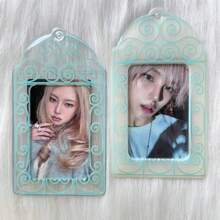 Ví đựng thẻ trong suốt PVC phong cách Blogger & Celebrity, ví đựng thẻ nhỏ 3 inch cao cấp chính hãng, bảo vệ thẻ ID, bảo vệ ảnh, phụ kiện thiết yếu cho fan idol, lưu trữ thẻ idol, chống trầy xước và chống bụi, mang theo khi ủng hộ offline, lưu trữ bộ sưu tập triển lãm, phụ kiện đi làm - A - Xem 3