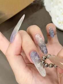 Round Cat Eye Nail Magnets, Detachable Cylindrical Nail Bead Magnets, For Creating Snowflake And Water Ripple Nail Effects, Professional Adult Salon Nail DIY Tools, Suitable For Nail Beginners - Silver - View 7