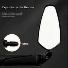 2Pcs Multi-Function Bicycle Handlebar End Mirror 360° Rotatable Adjustable High-Definition Rearview Mirror Universal For Road Bike Motorcycle Bicycle - Multicolor - View 4