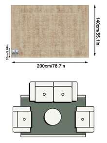 1pc American Luxury High-End Persian Classical Floral - Rectangular Soft Faux Cashmere Machine Washable Area Rug, Suitable For Living Room, Bedroom, Entryway, Bathroom, Hallway, Patio, Kitchen, Indoor/Outdoor, All-Season Large Size Floor Mat, Home Decor - Multicolor - View 16