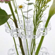 1/3件多孔花泥支架，花藝裝飾套組，螺旋花瓶定位支架，花束固定工具，適用於居家與婚禮花卉裝飾 - 多色 - 查看 2