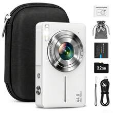 Digital Camera+Carrying & Protective Case Set, FHD 1080P 44MP Digital Point And Shoot Camera With 1 Rechargeable Batteries,32GB Memory Card+Carrying & Protective Case,Compact Small Camera For Boys Girls Beginners - View 15