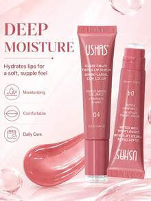 USHAS Volumizing Moisturizing Lip Glaze, Lightweight Hydrating Lip Gloss, Shiny Color, Rich In Natural Pigments Soft Lip Essence, Repairs Dry Lips, Suitable For Daily Wear, Dates, Parties, Women Girls Lip Makeup Gift - #05 Blueberry Jelly - View 7