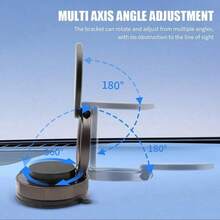 Car Phone Holder For Magsafe 360° Adjustable Car Phone Mount, Phone Holders For Your Car For 17 Pro Max 16 15 14 13 12 Air Plus - Metal Magnetic Stand - View 3