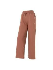 Puma Celana Panjang Wanita RACE-AHEAD-SWEATPANT-W Lembut Nyaman Kasual Celana Sehari-hari 636176-90 - cokelat - View 1