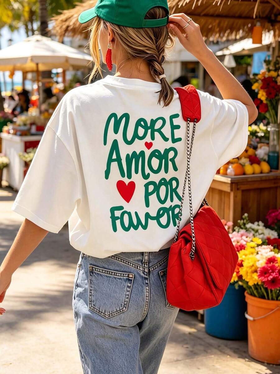 Women T-Shirts - 白色 2 - 查看 1