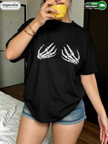 Women T-Shirts - Black - View 1