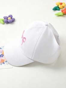 1pc Personalized Custom Spring/Summer Hollow Top Baseball Cap With Heart Bow, Duck Bill Cap, Tie-Up High Ponytail Hat, Fashionable Multi-Functional Thin Breathable Hat For Girls, Suitable For Daily Wear, Travel, Outdoor Sports, Beach And Hiking, Customizable Embroidered Name/Letter - Multicolor - View 8