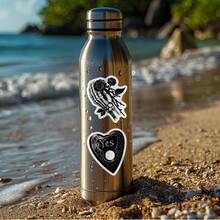 50Pcs Funny Gothic Graffiti Stickers Creative Gothic Stickers Decorative Stickers For Water Bottle, Guitar, Luggage, Phone, Case, Laptop, Skateboard, Gift - Multicolor - View 5