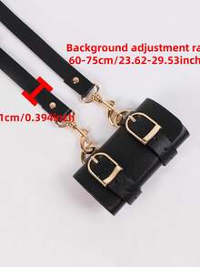 1pc Medieval Crossbody One Shoulder Sword Scabbard, Viking Knight Cosplay Sword Case, Scabbard Strap, Shoulder Strap, Suitable For Renaissance Fair, LARP, Halloween Costume (Sword Not Included) - A - View 6
