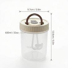 Microwaveable For Hot Food, 304 Stainless Steel Food With Handle, Leakproof Insulated Food Storage Containers, Double Wall Detachable Thermal Lunch Box, Stackable Warm Food Container For School Student, Insulated Bowl With Scale - Multicolor - View 16