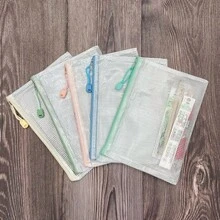 12/8/1pc Tas Penyimpanan Resleting Morandi Ukuran A5, Tas Penyimpanan Serbaguna untuk Alat Tulis Kantor, Perlengkapan Kosmetik, Penyimpanan Dokumen, Koleksi, Warna Acak - Beraneka warna - View 6