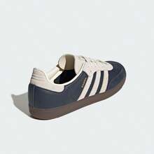 Adidas Originals SAMBA OG Comfortable Thin Sole Durable Low-Top Sneakers Unisex Dark Blue - Dark Blue - View 6