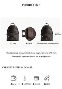 Coach Taylor Series Vintage Style Women's Backpack CDW76IMXAQ - Walnut CDW76IMXAQ - View 8