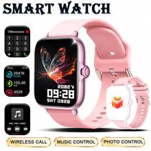 QAGSFLC Smart Watch, 1.83-Inch High-Definition Touch Screen, Soft Silicone Strap, Call/Message Notifications, Pedometer, Calorie, Fitness Tracking, Multiple Sports Modes, Multi-Function Smart Watch, Unisex, Compatible With IPhone And Android Phones, Perfect For Gym Daily Use And Christmas Birthday Gifts - View 11