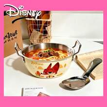 Disney Zootopia Cute Animal Print Stainless Steel Bowl, Stainless Steel Double Handle Dining Tableware - Multicolor - View 6