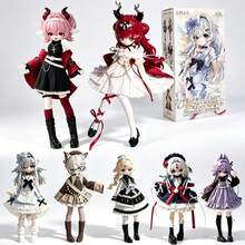Meki Final Blessing Series 8-Inch BJD Multi-Joint Movable Doll Blind Box, Anime Style Dress-Up Doll Figure, Exquisite Outfit Styling Accessories, Desktop Collection Display And Birthday Gift - Multicolor - View 9