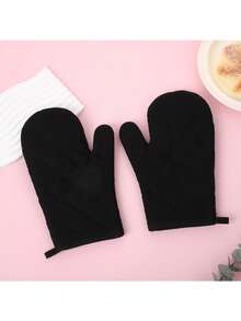 1/2pcs Heat Resistant Oven Mitts, Heat-Resistant Gloves With Hanging Loop, Kitchen Accessories Suitable For Microwave, Baking, Kitchen And Home Use - View 11