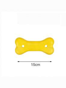1pc Large Durable EVA Floating Dog Training Ball, Minimalist Practical Style, Solid Color Options, Bone-Shaped Floating Dog Toy, Round Ball With Pull Ring, Comes With Leash For Easy Control - Multicolor - View 12