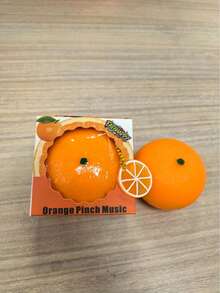Juguete blando de música de apretar naranja, juguete de apretar de fruta naranja realista, juguete sensorial de alivio del estrés novedoso (incluye embalaje de regalo), juguete de apretar de naranja simulada linda, juguete de relajación de manos y alivio del estrés, regalo de juego diario divertido #JugueteFidget #JugueteNovedoso #SquishyDeMano - Multicolor - Ver 7