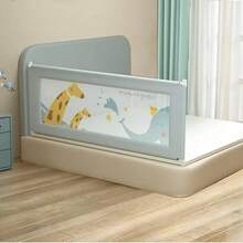Baby Crib Side Rail - Mint Green - View 9