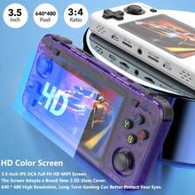 YIYI R36H Retro Handheld Game Console, 20000+ Games 23 Emulators, Dual 8W Speakers, 3000mAh External Battery Compartment, Open Source Linux System, 3.5 Inch IPS Screen Portable Video Game Console, Multi-Color - 64G - View 9