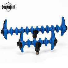 SeaKnight Fishing Rod Rest Head Universal 3/8 Screw Thread TPR Non-Slip Multi Groove Rod Holder Bracket Support For Carp Freshwater Saltwater Fishing Tackle Accessory - Multicolor - View 3