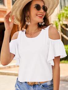 Women Tops - White - View 2