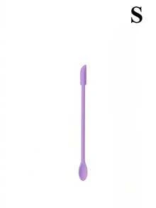 1/3 Set Silicone Spatula Set, Skincare Application Tool, Multiple Sizes Spatulas Suitable For Cosmetic Jars And Lotion Bottles, Silicone Cosmetic Spatula Set - Single-Head Bottle Spatula, For Skincare And Makeup - Purple - View 9