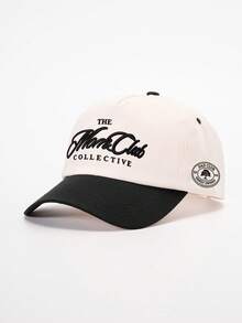 1 Stück Herren The Mare Club Collective Trucker Cap, personalisierte Buchstaben-Stickerei Baseballkappe, Street Fashion 5-Panel Kappe, Outdoor Sonnenschutz Freizeitkappe für Frühling/Herbst Reisen, Strandurlaub - Verschiedenfarbig - Übersicht 7