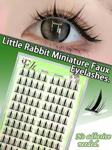 100pcs CC Curl Doll Eye Natural-Looking Fake Eyelashes, Lightweight And Comfortable, Suitable For Daily Wear, Reusable, Easy To Apply In 3 Seconds, Self-Adhesive Glue Eliminates The Need For Fake Lashes – Fast And Secure Bonding In 3 Seconds, D - View 1