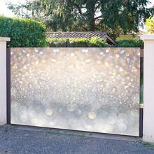2 2d Flat Banner1pc Photography Background Has Blue And Gold Sparkles, But There Is No Real Flash. The Polyester Fiber Banner Background Is Very Suitable For Birthday Banner Background. - 1 - View 6