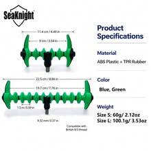 SeaKnight Fishing Rod Rest Head Universal 3/8 Screw Thread TPR Non-Slip Multi Groove Rod Holder Bracket Support For Carp Freshwater Saltwater Fishing Tackle Accessory - Multicolor - View 2