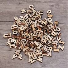 Vintage Color Wooden English Letters, Natural Wooden Uppercase Letters, Handmade DIY Crafts, Used For Handmade Accessories, Handmade Projects, Art Creation, Home Decor, Christmas Decoration, Party Decoration, Holiday Gifts, Gift Making, Photo Frame Decoration - Natural Wood Letter Style - View 3