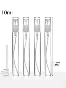 5ml/10ml 便攜式可充填香水噴霧瓶,玻璃瓶身塑膠壓噴頭,迷你輕量旅行噴霧器,空樣品瓶,防漏 - 彩色 - 查看 11