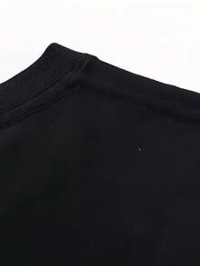 Deutschland Sterne und Herz Deutschland (6) Übersee-Druck Y2K Oversized Unisex T-Shirt für Männer und Frauen Retro 2000er Streetwear Baggy Grafik-T-Shirt - Schwarz - Übersicht 3
