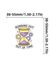 TOM AND JERRY. 50pcs Funny Mental Health Meme Stickers, Emo Anxiety Introvert Relatable Cartoon Quote Stickers, Suitable For Journals, Water Bottles, Laptops, Suitcases, Scrapbooks - Multicolor - View 5