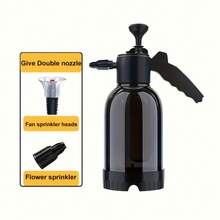 2L Hand Pump Foam Sprayer Car Wash Pressure Foam Cannon Cleaning Degreasing High-Pressure Foaming Tool Adjustable Nozzle Home Kitchen Auto Detailing Use, Without Battery - 2L - View 6