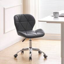 JMYXF Office Chair Swivel Desk Chair Height Adjustable Ergonomic Computer Chair Home Office Chair With Soft Padded Base 360° Rotation - Black - View 10