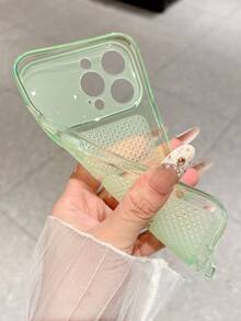 CteGlodrix 透明粉色散熱手機殼，Instant Transformation 17 TPU 中空散熱軟殼，相容 Apple 17 16 15 14 13 12 11 Pro Max Plus 系列，適合夏季使用，高溫天氣使用 - 粉色 - 查看 6