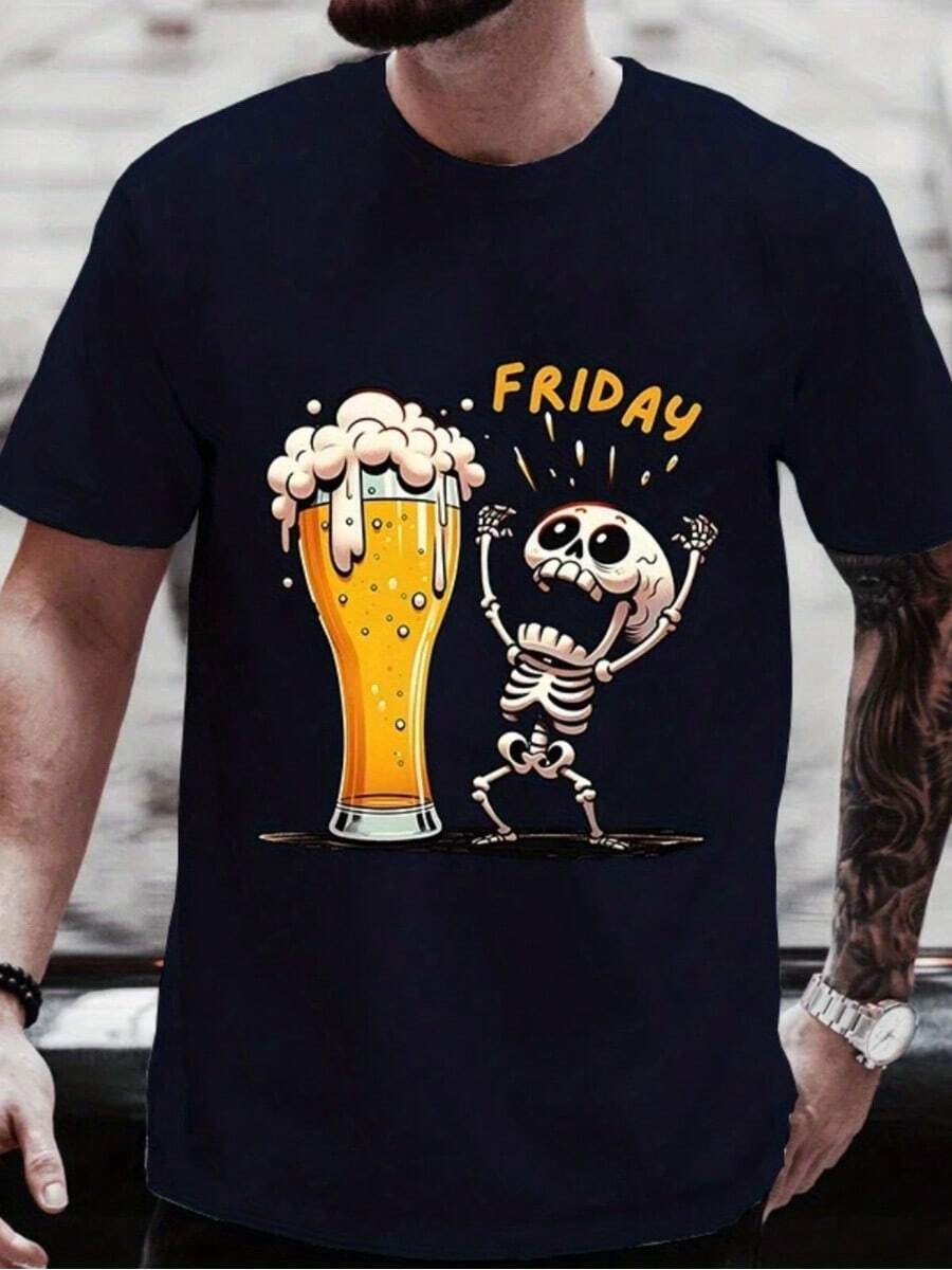 Men T-Shirts - Black - View 1